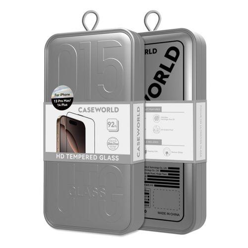 Apple iPhone 15 Plus CaseWorld 0.25mm HD 3D Temperli Cam Ekran Koruyucu + Uygulama Aparatlı
