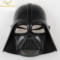 Çocuk Boy Yıldız Savaşları Darth Vader Maskesi ve 90 cm Pelerin Seti Siyah