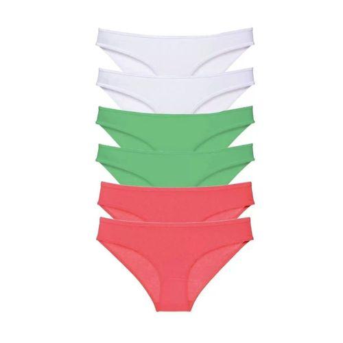 6 Adet Süper Eko Set Likralı Kadın Slip Külot 552