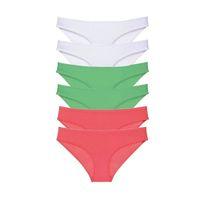 6 Adet Süper Eko Set Likralı Kadın Slip Külot 552