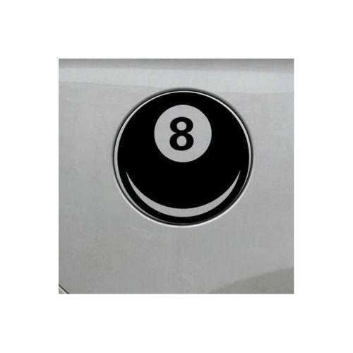 LV Magic Sekiz Top Tasarım Oto Sticker 2 Parça 15*15 Cm