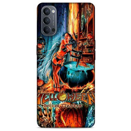 Oppo Reno 4 Kılıf Almanya (10) Full Koruma Kılıfı Helloween