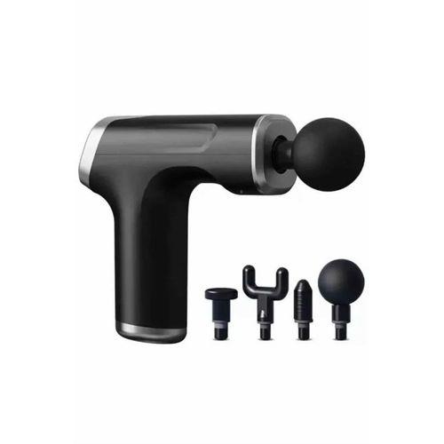 Şarjlı Masaj Tabancası 4 Başlıklı Mini Masaj Tabancası Ve Masaj Aleti