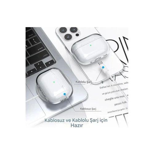 Airpods Pro 3. Nesil İle Uyumlu Şeffaf Cyrstal Clear Ultra Berrak Kılıf ( Kulaklık Değildir )