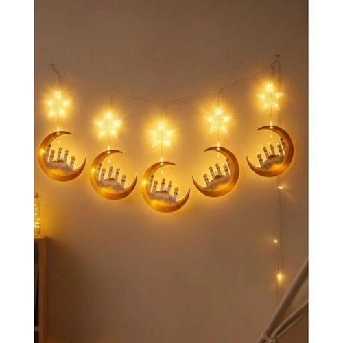 Ev İçi Ramazan Led Aydınlatma Saçağı 3 Metre Şık Tasarım