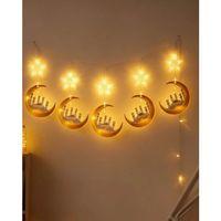 Ev İçi Ramazan Led Aydınlatma Saçağı 3 Metre Şık Tasarım