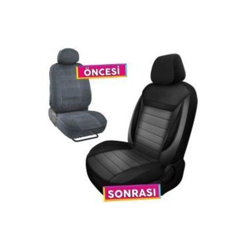 Nissan Micra (2005-2010) Trend Serisi Tay Tüyü Oto Koltuk Kılıfı Füme