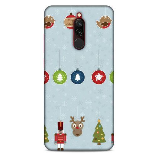 Yılbaşı Süsleri 50 Xiaomi Redmi 8 Kılıf Silikon Kapak