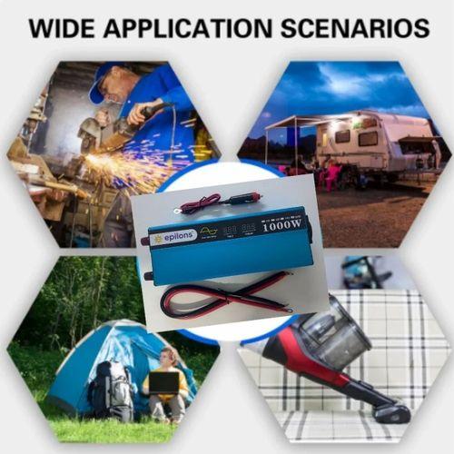 Epilons 12v 1000w Tam Sinus İnverter  220v Çevirici  - Taşınabilir Güç Kaynağı