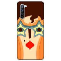 Lopard Oppo Reno 3 Pro 5g Uyumlu Kılıf Soyut Sanat (2) Desenli Kabı