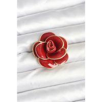 Kırmızı Gül Model Broş