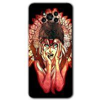 Poco x3 NFC Kılıf Baskılı Arka Kapak - Kurt Kız +Tam Ekran Koruyucu