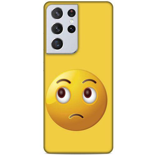 Lopard Samsung Galaxy S21 Ultra Uyumlu Kılıf Emojix (40) Fit Silikon Kılıf