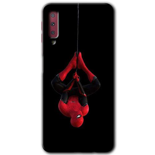 Potkal Hediye Fabrikası Samsung Galaxy A7 2018 Kılıf HD Desen Baskılı Arka Kapak - Örümcek Adam