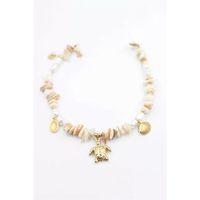 Doğal Taş Halhal - Altın