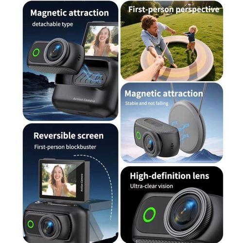 1080p Dijital Video Kamera  32gb  Kart Dijital Vlog Fotoğraf Makinesi  Türkçe  Siyah