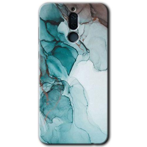 Huawei Mate 10 Lite Kılıf HD Desen Baskılı Arka Kapak - Buzul Mermer