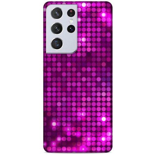 Samsung Galaxy S21 Ultra Uyumlu Kılıf Pembe Delisi (35) Fit Design Kılıf Kamuflaj