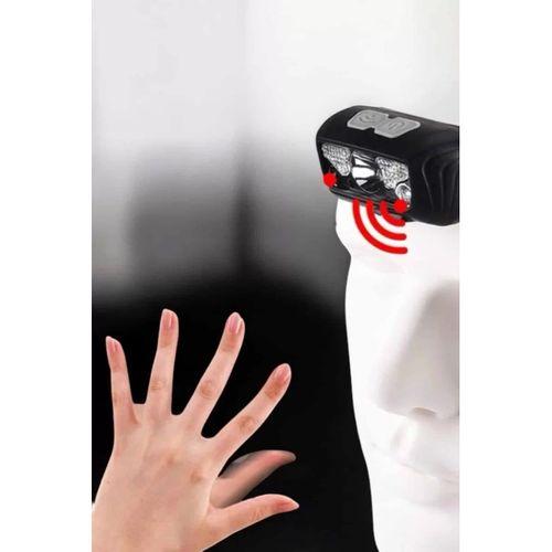 Kafa Lambası Kamp Lambası Sensörlü Şarjlı Ayarlanabilir