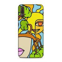 Huawei P20 Pro Uyumlu Kılıf Face'X 6 Silikon Kılıf Güneş Ağaç