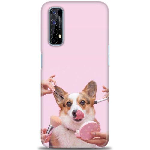 Realme 7 Kılıf HD Baskılı Kılıf - Sevimli Köpek + Tam Ekran Koruyucu