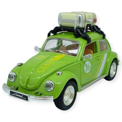 Tatil Serisi - Sesli Işıklı Vosvos Araba 18 cm - Yeşil