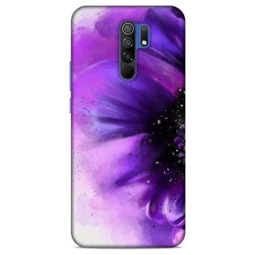 Xiaomi Redmi 9 Uyumlu Kılıf Mor Delisi (31) TPU Kılıf Çiçek