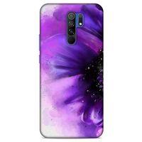 Xiaomi Redmi 9 Uyumlu Kılıf Mor Delisi (31) TPU Kılıf Çiçek