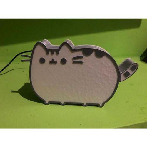 Pusheen Lamp 3D Baskı (Bu ürün Sadece Plastik parçadır - Almadan Önce Soru Sorabilirsiniz)