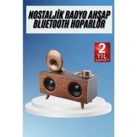Gramafon Radyo Bluetooth Hoparlör Nostaljik Radyo Fm Radyo