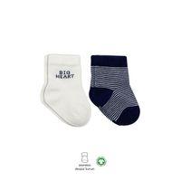 Bistyle Bistyle Big Heart Penye Soket Çorap 2'Li BS10117 Lacivert