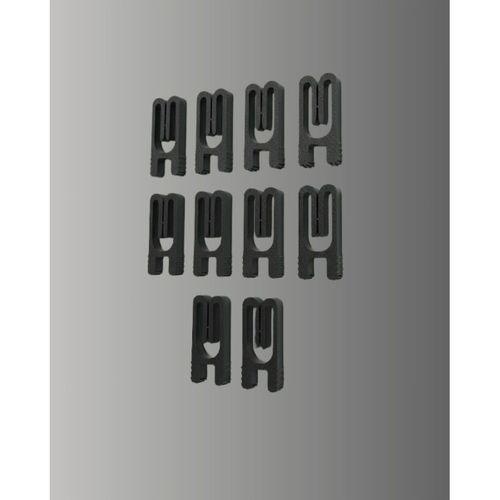 Poşet Kapatma Mandalı Hava Geçirmez Siyah 10 Adet Set