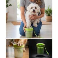 Taşınabilir Köpek Ayak Temizleme Atı Silikon Fırçalı