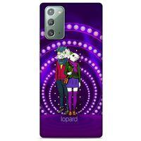Samsung Galaxy Note 20 Kılıf FunnyMaX (33) Hybrid Kılıf Mor Tavşan
