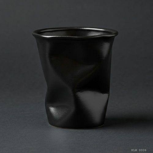 Siyah Modern Yamuk Formlu Bardak Makyaj Fırçalığı Masaüstü Kozmetik Düzenleyici