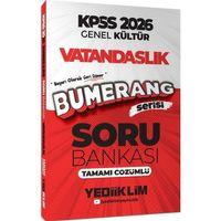 2026 KPSS Genel Kültür Bumerang Vatandaşlık Tamamı Çözümlü Soru Bankası Yediiklim Yayınları