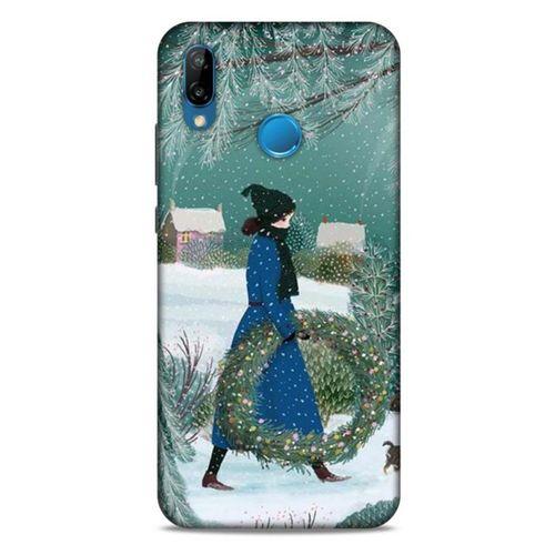 Huawei P20 Lite Kılıf Snowix (41) Tank Kılıf Mavi Yeşil