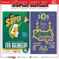 Nitelik Yayınları 4. Sınıf Fen Bilimleri Yeni Nesil Süper ve Lodos Eğlenceli Paragraf Soru Bankası Seti 2 Kitap