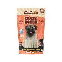 EuroGold Dog Snack Love Crazy Bone Sütlü Burgu Çubuk 20 Li