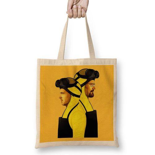 Breaking Bad Yellow Bez Çanta Uzun Saplı