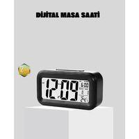 Fotoselli Dijital Masa Saati Aydınlatmalı Alarm Ve Tarih Göstergeli