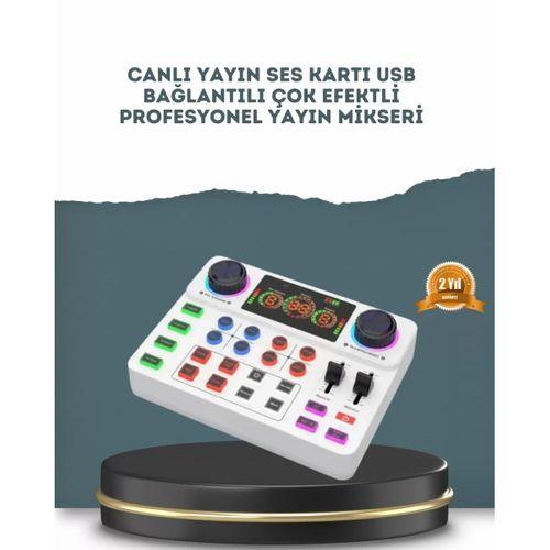 Gürültü Engelleme Özellikli Canlı Yayın Ses Kartı