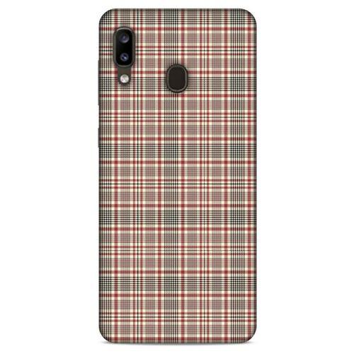 Gömlek (15) Desenli Silikon Kapak Telefon Kabı Samsung Galaxy A20 Kılıf