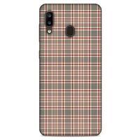 Gömlek (15) Desenli Silikon Kapak Telefon Kabı Samsung Galaxy A20 Kılıf