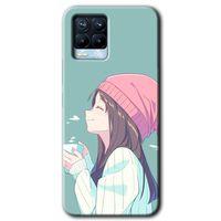 Realme 8 Pro Kılıf HD Desen Baskılı Arka Kapak - Happy Girl + Kırılmaz Cam