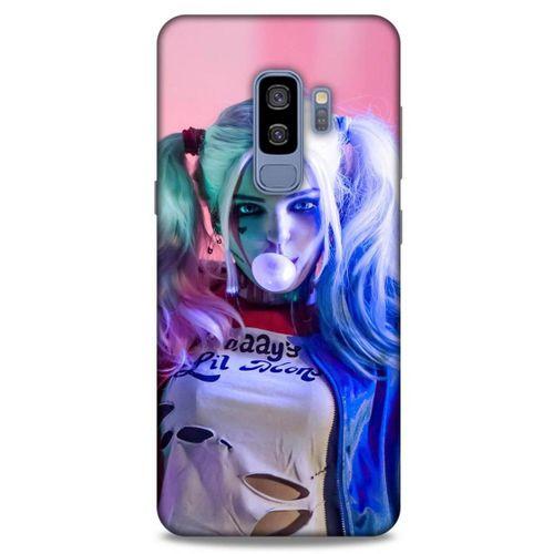 Samsung Galaxy S9 Plus Uyumlu Kılıf Harley Quinn (10) Full Koruma Kılıfı Pembe