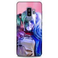 Samsung Galaxy S9 Plus Uyumlu Kılıf Harley Quinn (10) Full Koruma Kılıfı Pembe