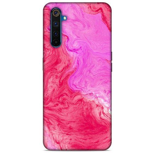 Realme 6 Pro Uyumlu Kılıf Pembe Delisi (11) Tam Koruma Mermer