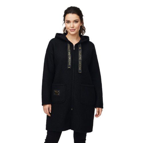 Kadın Anne Kapüşonlu Cepli Buklet Hırka BGL-ST05084