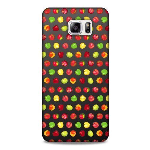 Frutix Elma 01 Samsung Galaxy Note 5 Kılıf Desenli Silikon
